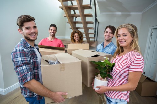 Removal company helping with a home move in Ponders End