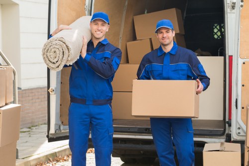 Man with van loading service in Ponders End