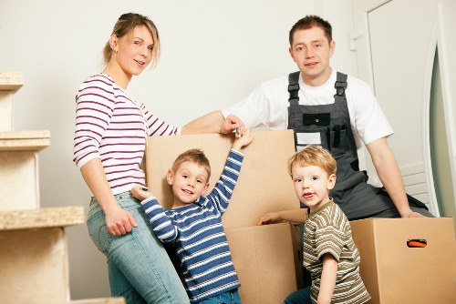 Team planning a residential relocation in Ponders End