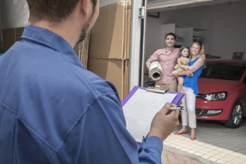 Man With Van Pondersend loading furniture for a local move