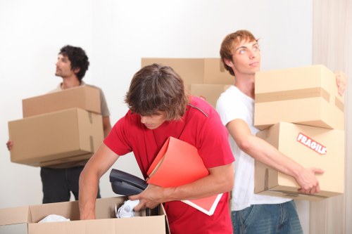 Access and parking considerations for man and van services in Ponders End