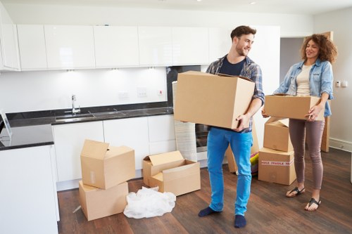 Residential moving support for homes and flats in Ponders End