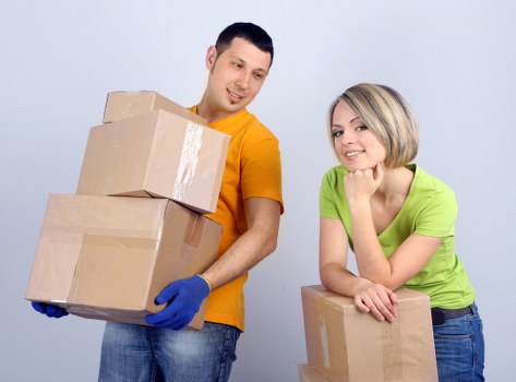 Packing and loading items for a local move in Ponders End