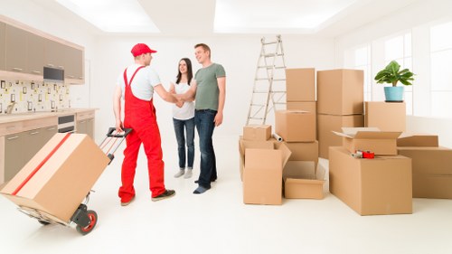 Residential and commercial moving support around Ponders End