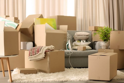 Commercial moving van service for businesses near Ponders End